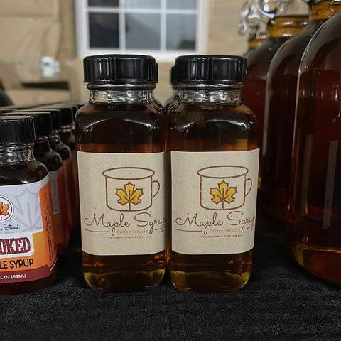 Coffee Infused Maple Syrup - 4oz