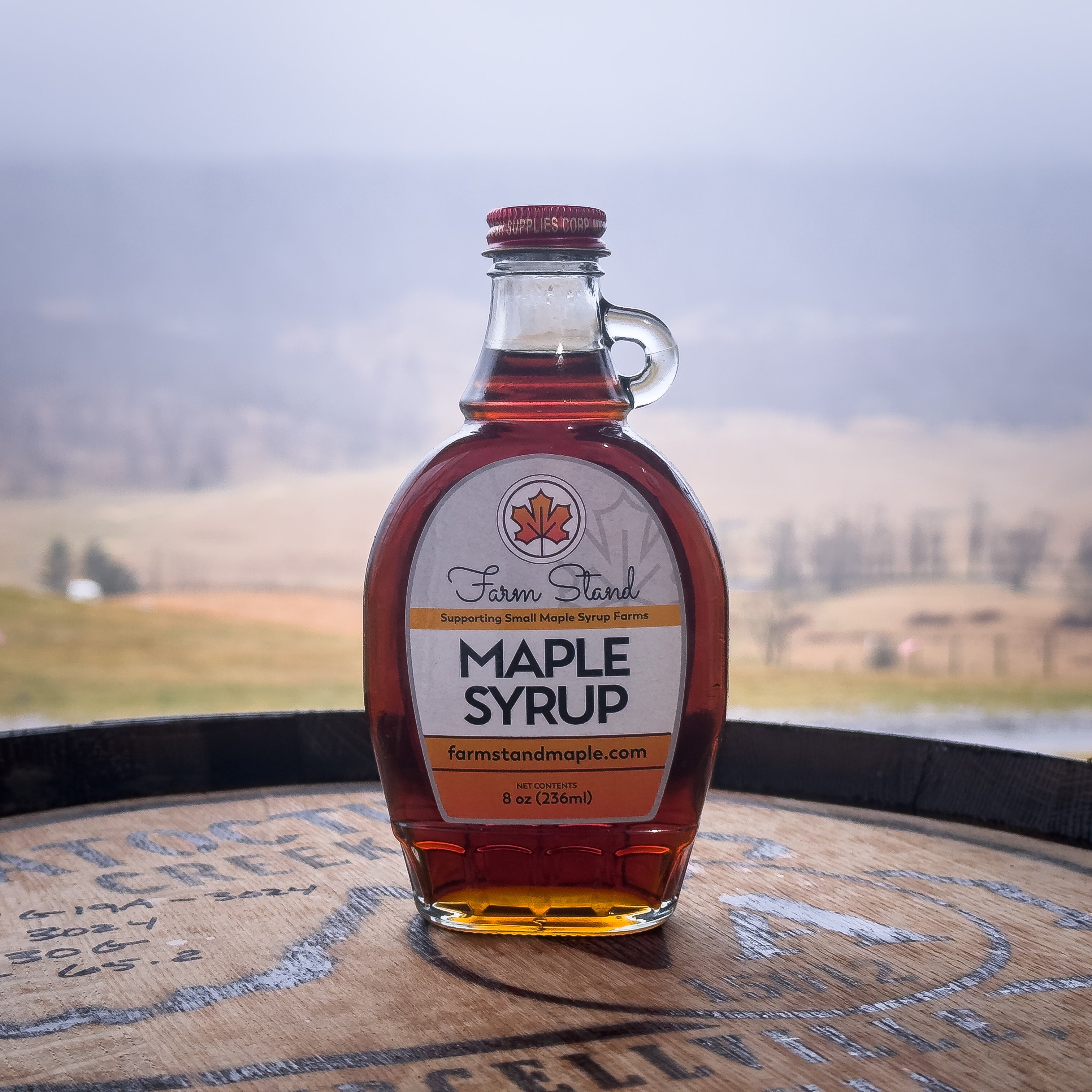 その他 Maple Syrup / Vacation 8 oz Farmstand Maple Flask – Mill Gap Farms