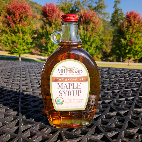 12 oz Maple Flask - Organic Maple Syrup