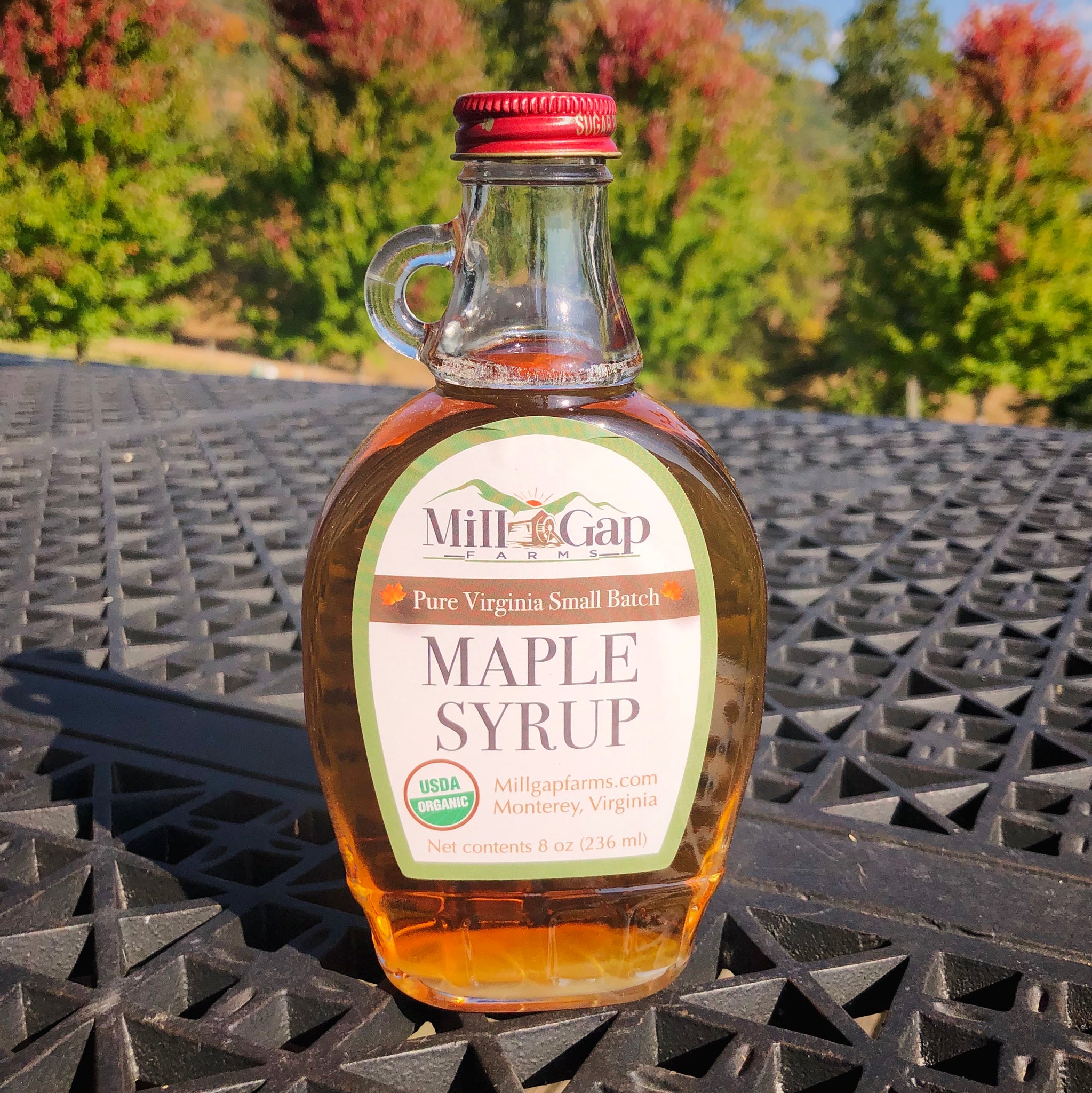 8 oz Maple Flask